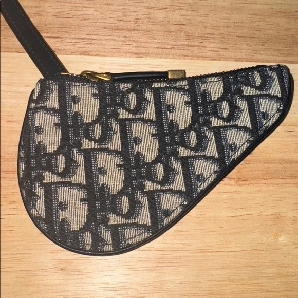 Dior oblique saddle Monogram Key Holder change purse charm - Picture 2 of 11